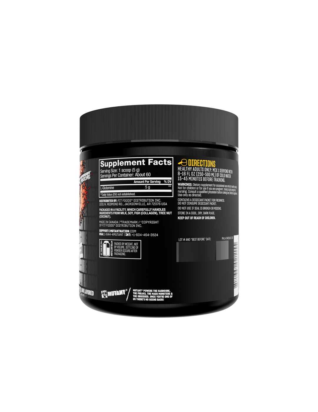 GLUTAMINE - Premium Micronized L-Glutamine