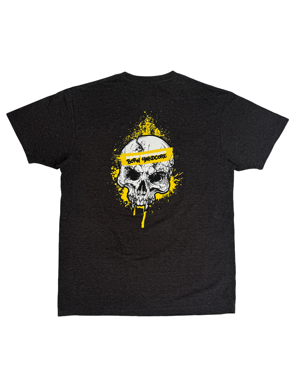 MUTANT® BORN HARDCORE SKULL GYM T-SHIRT (GREY)
