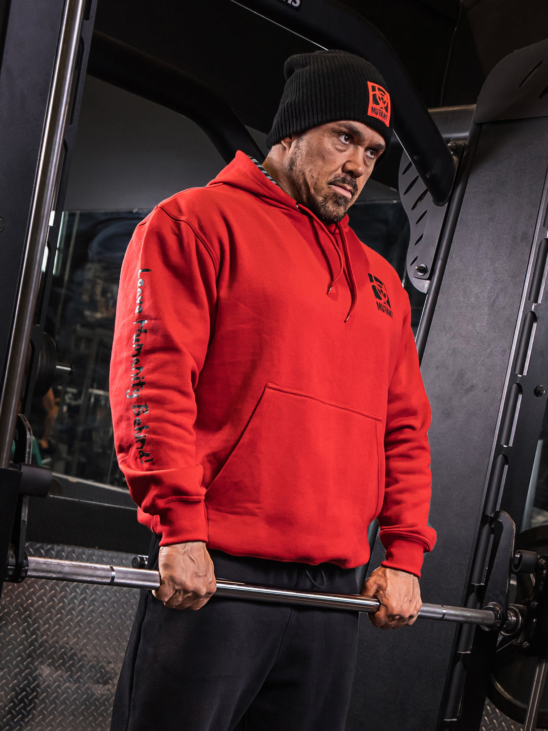 BODYBUILDING 2005 Gym Hoodie (Red)