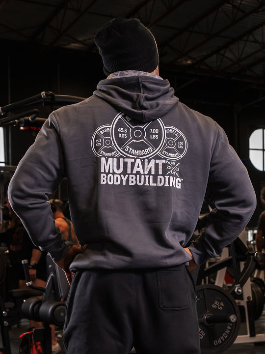 BODYBUILDING 2005 Gym Hoodie (Grey)