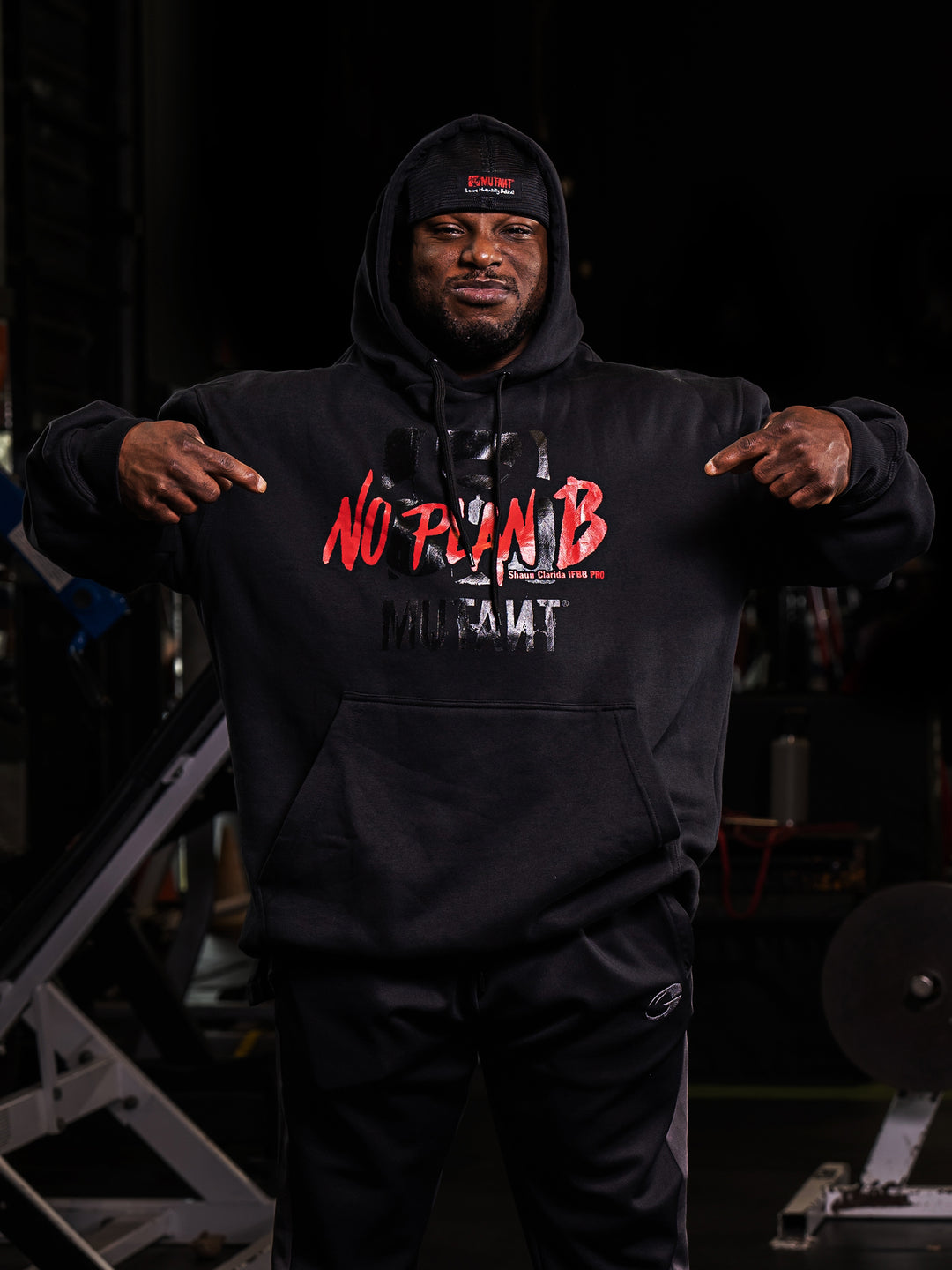 NO PLAN B Oversized Gym Hoodie