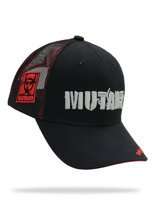 MUTANT® BORN HARDCORE Baseball Cap (Black & Red)