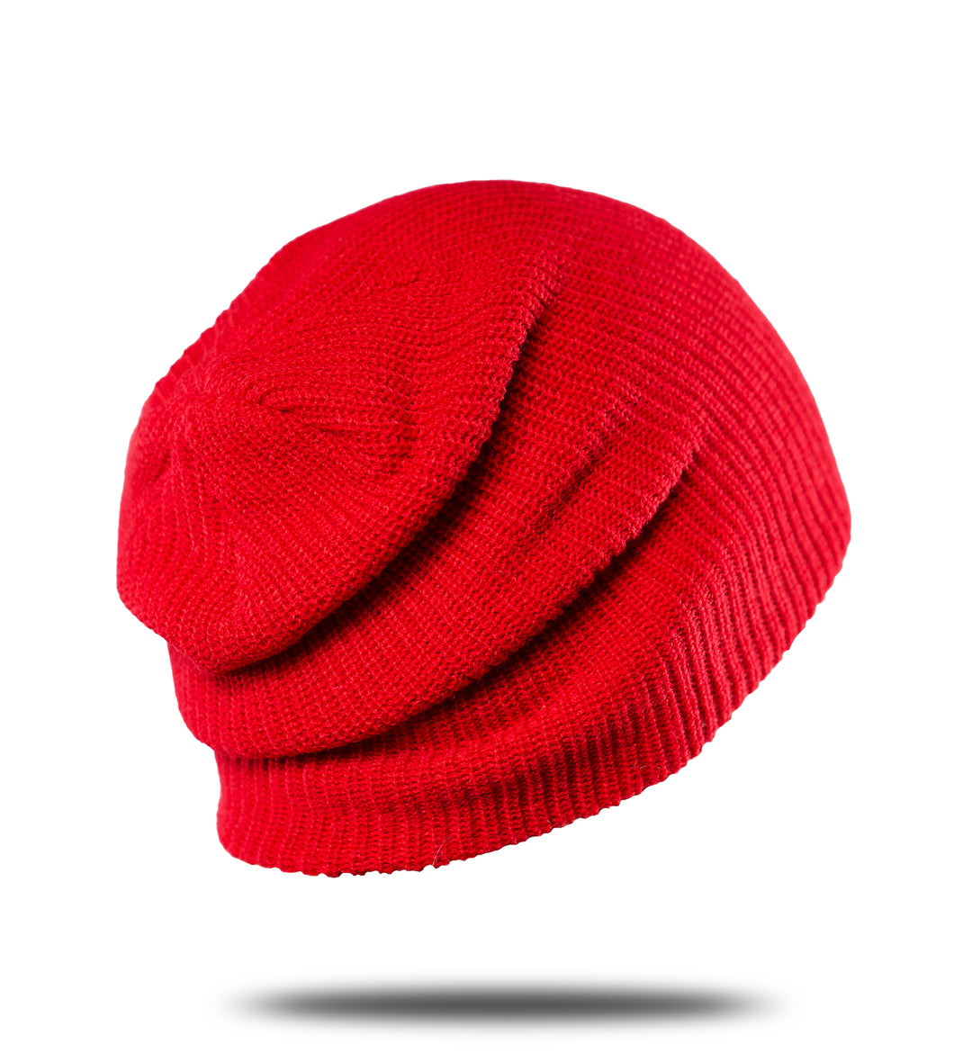 Patched Gym Beanie (Red)