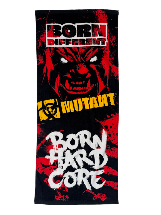 MUTANT® BORN HARDCORE GYM TOWEL - THE FACE