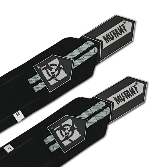 Wrist Wraps - Black/Silver