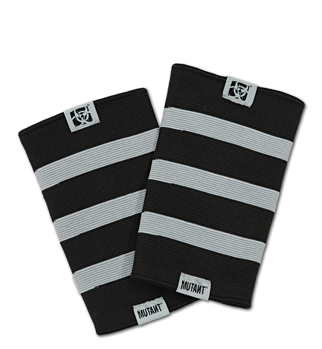 Heavy-Duty Knee Sleeves (Silver & Black)