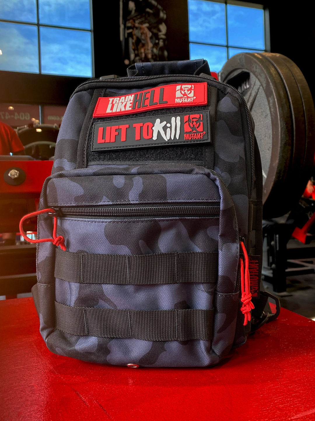 Lift To Kill Velcro Patch Black/Red 5x8cm