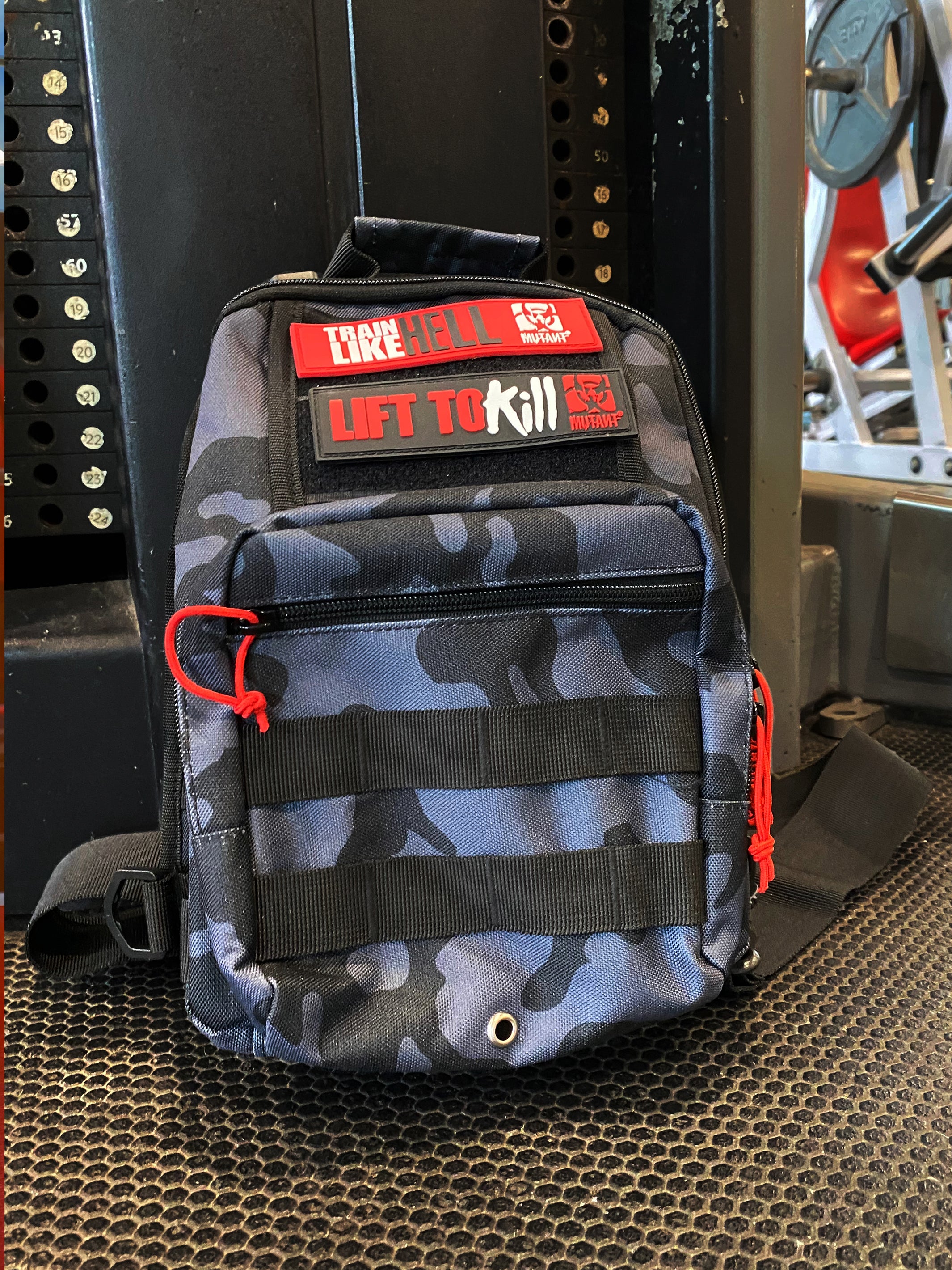 ALPHA Gym Crossbody Bag - 7 Zone Storage & Velcro Compatible