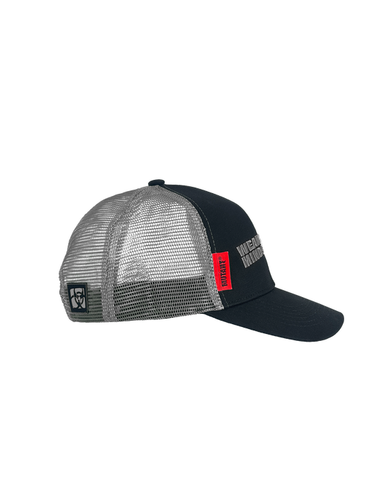 MUTANT® MIND FK Weak Minds Die Trucker Cap (Black & Red)