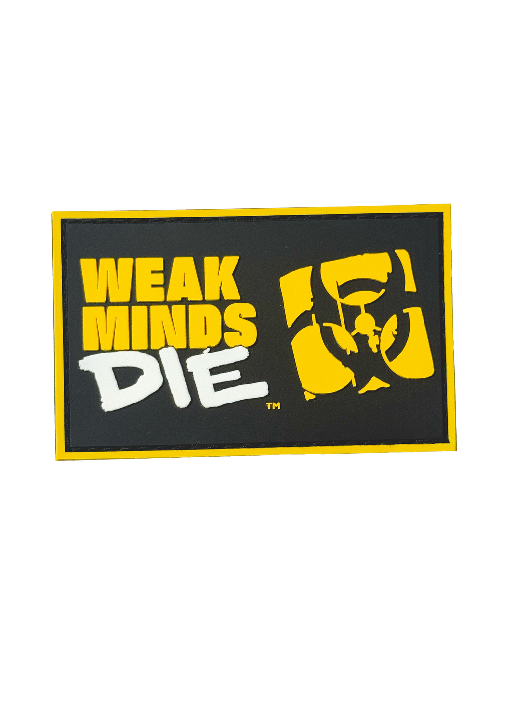 MUTANT® MIND’FK Weak Minds Die 80x50mm Black
