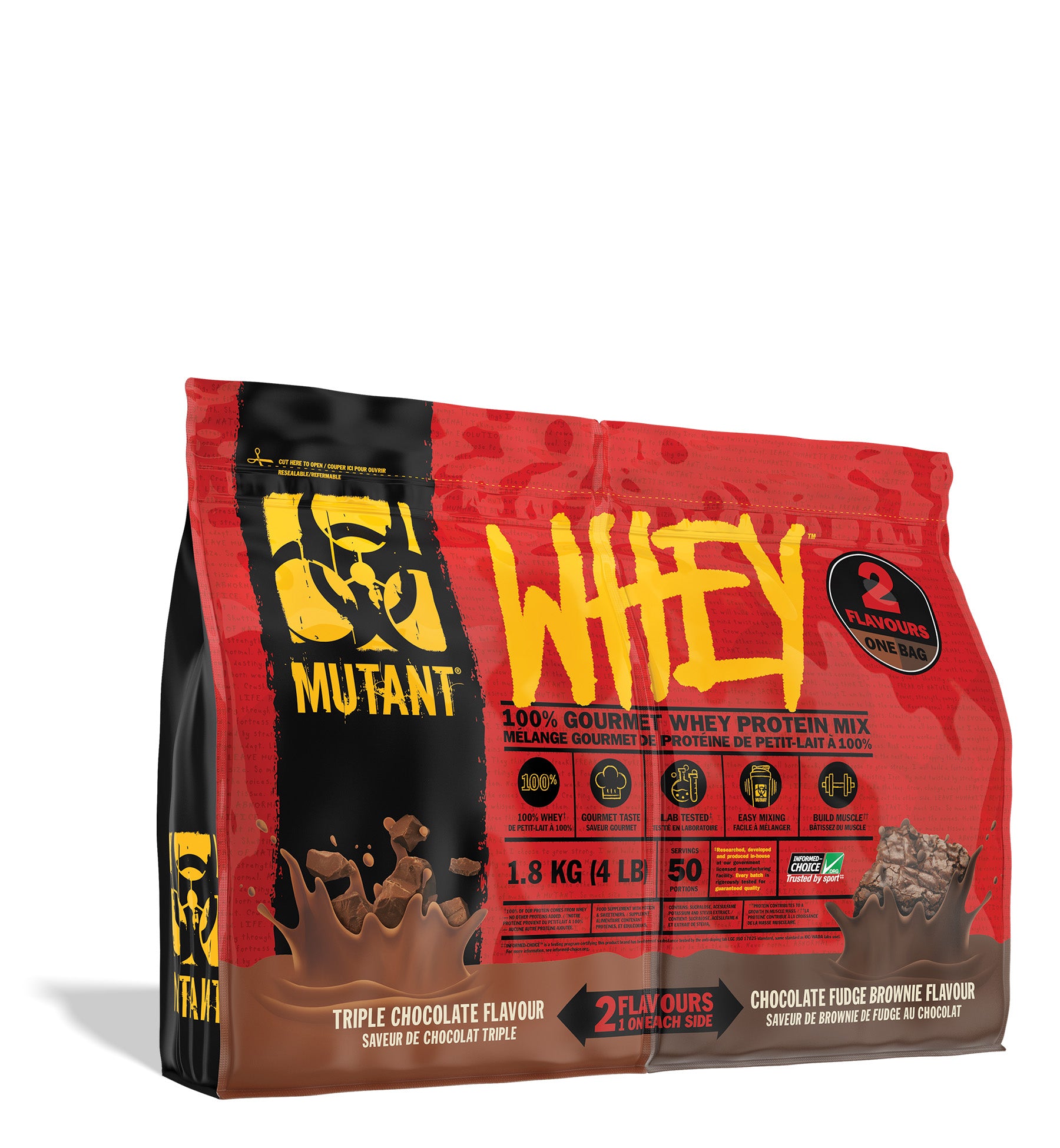 MUTANT®️ WHEY 4lb Dual Flavor | 2 Gourmet Proteins, ONE Bag!